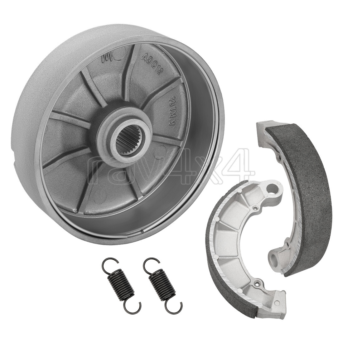 Rear Brake Drum Hub Plate Cover Seal Kit for Honda Foreman Rubicon 500 2001-2014