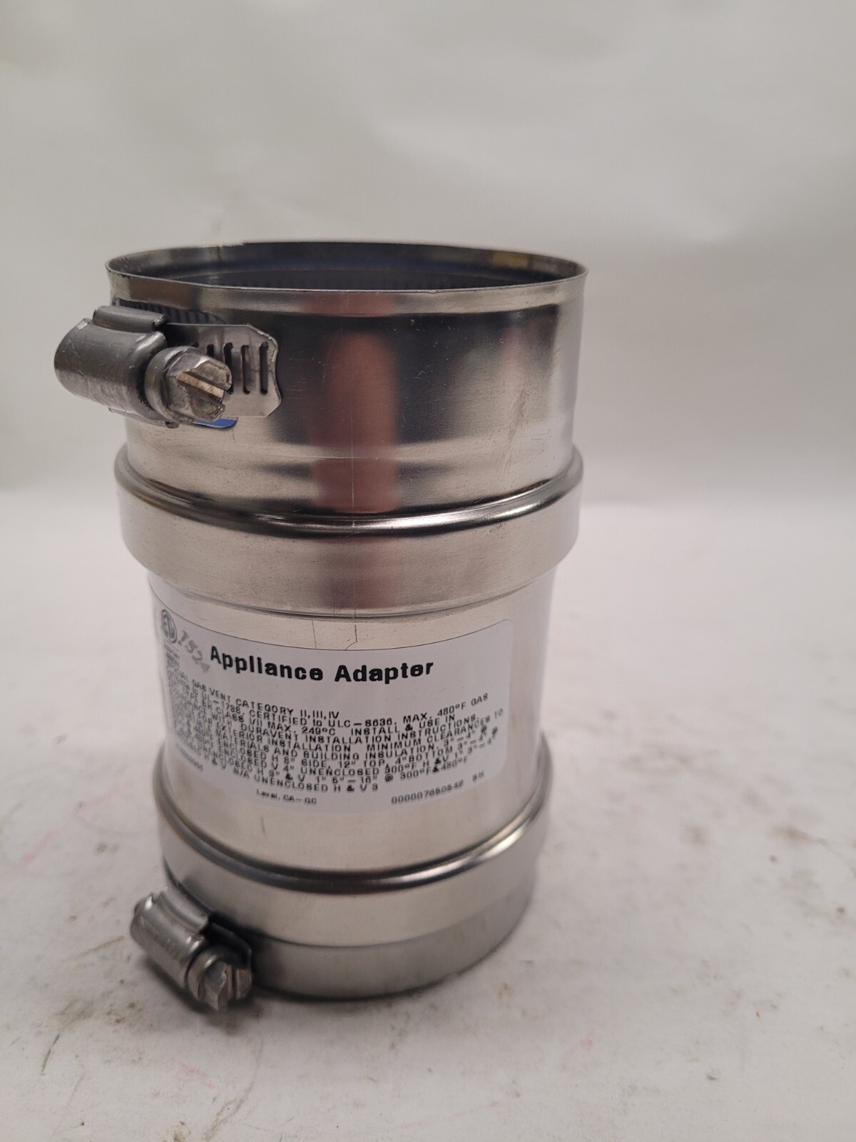 DuraVent FSAAU3 3" FasNSeal Universal Appliance Adapter