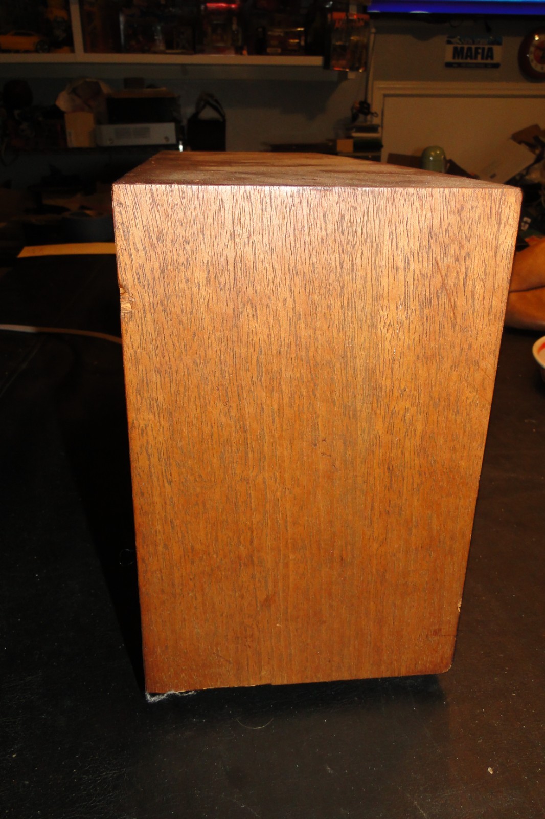 1970’s Panasonic Table Top Radio AM-FM Walnut RE7259 Works great !