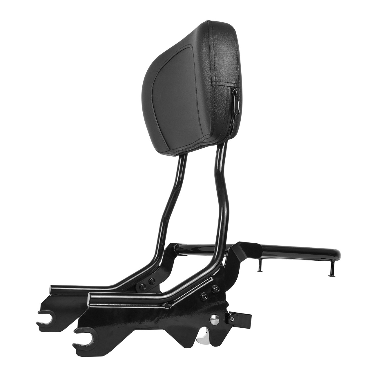 Detachable Backrest Sissy Bar with Luggage Rack For Harley Softail FLHC FXBB 18+