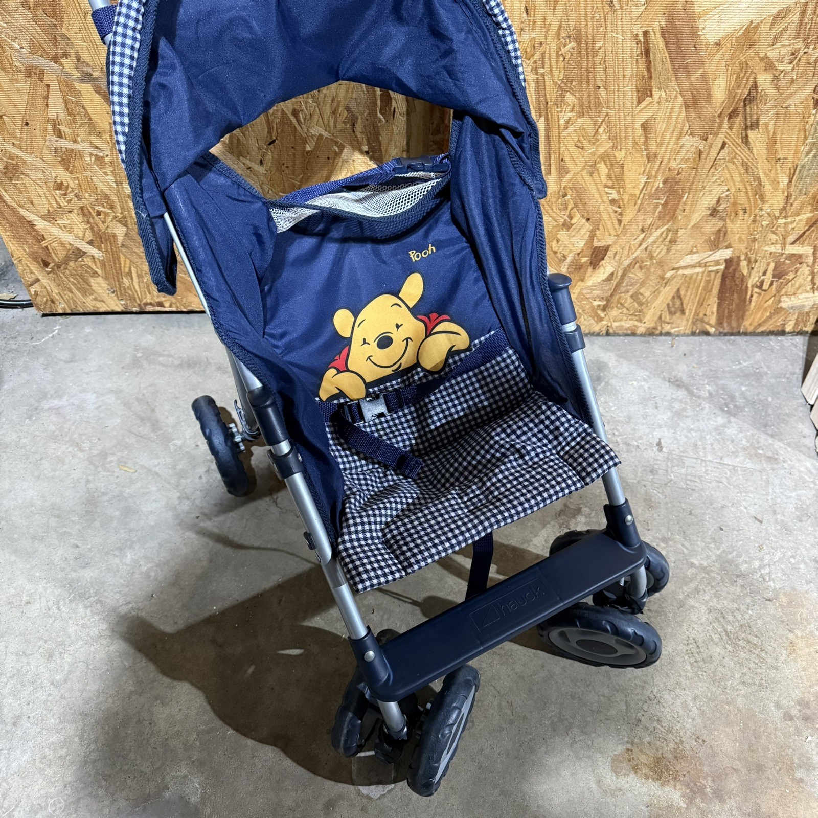 Hauck Vintage Winnie The Pooh Children’s Doll Play Stroller - Collectible Rare