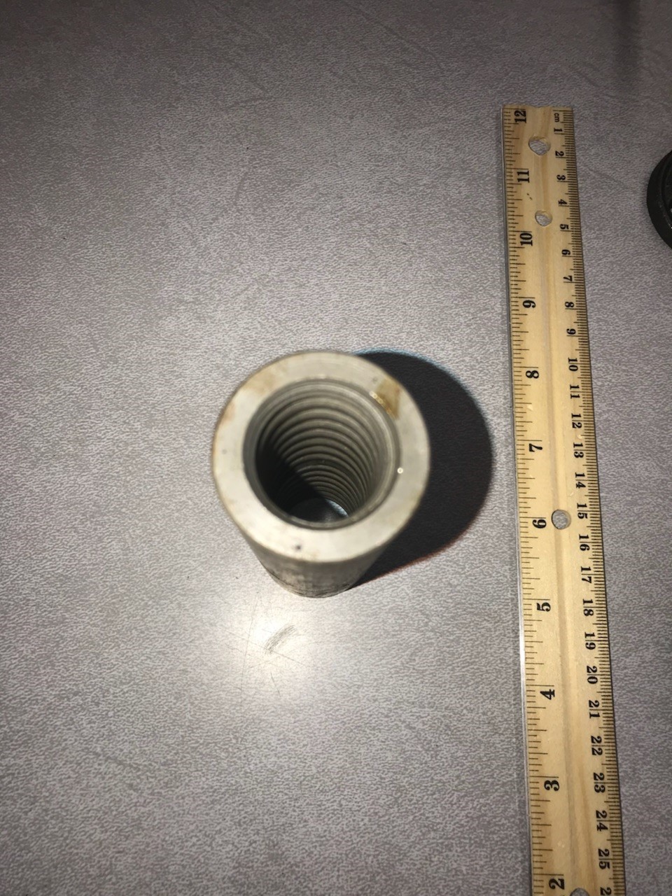 1" Coil Rod Coupling Coupler, 4.5" Long