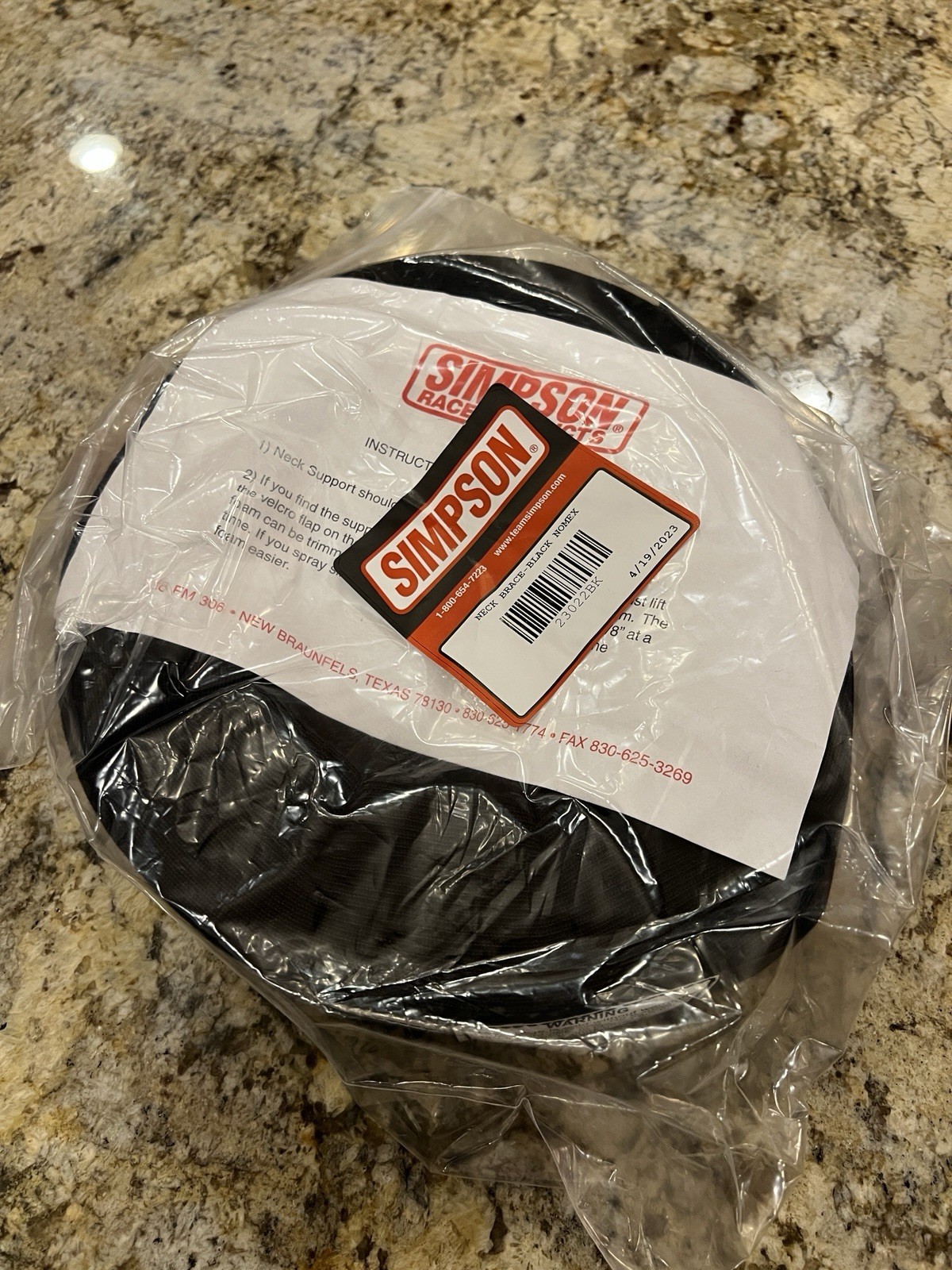 Simpson 23022BK Nomex Neck Brace SFI 3.3 2023