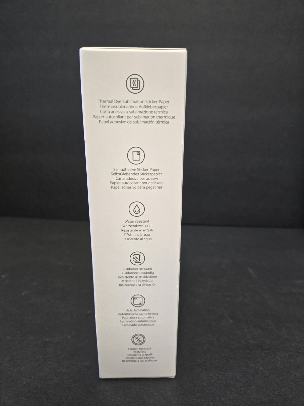 Liene Photo Sticker Cutter with 72 Sheets 4x7" Sticker Paper & Ink Cartridge