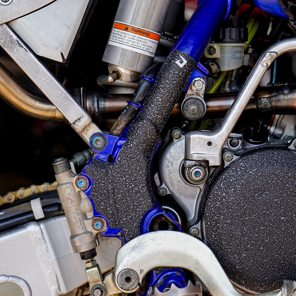 Black Frame Guards 2002-2004 Yamaha YZ250 Grip Tape Protectors YZ 250