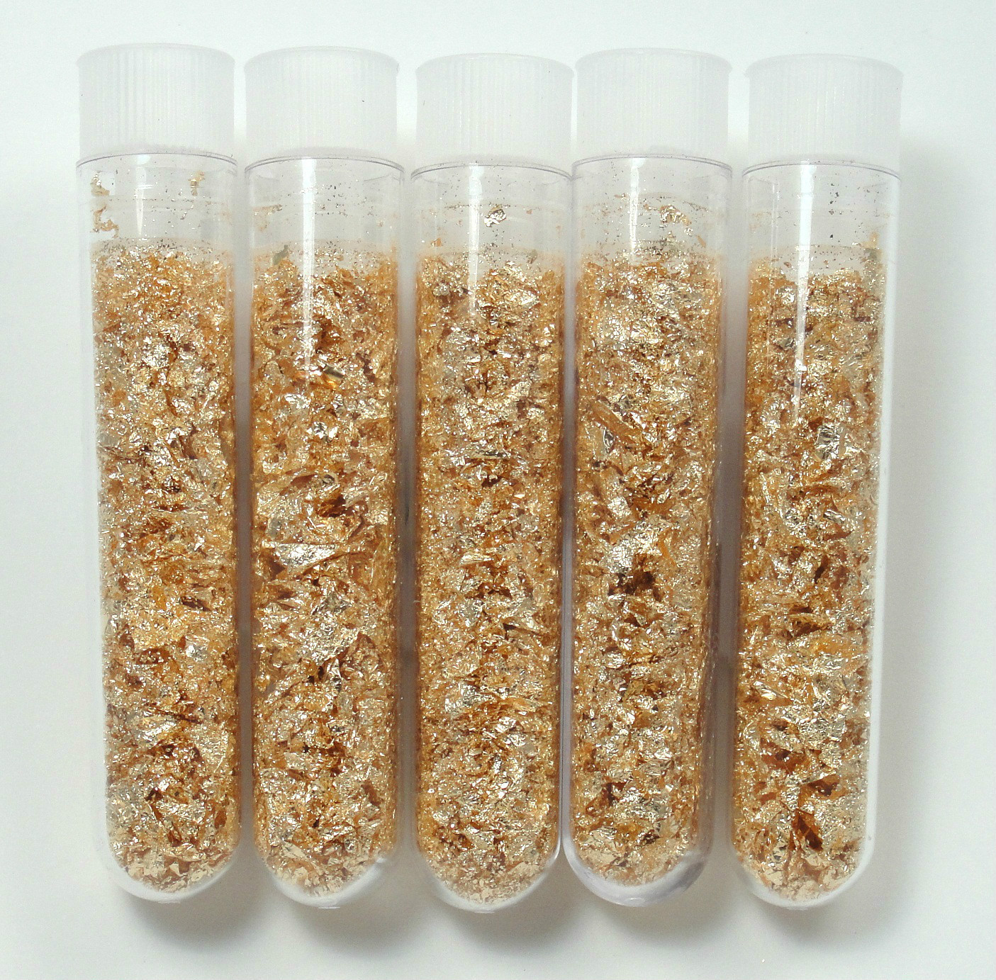 1 Large 5ml Vial, Filled Full of Gold Leaf Flakes! Great For Gift Giving!!! WOW