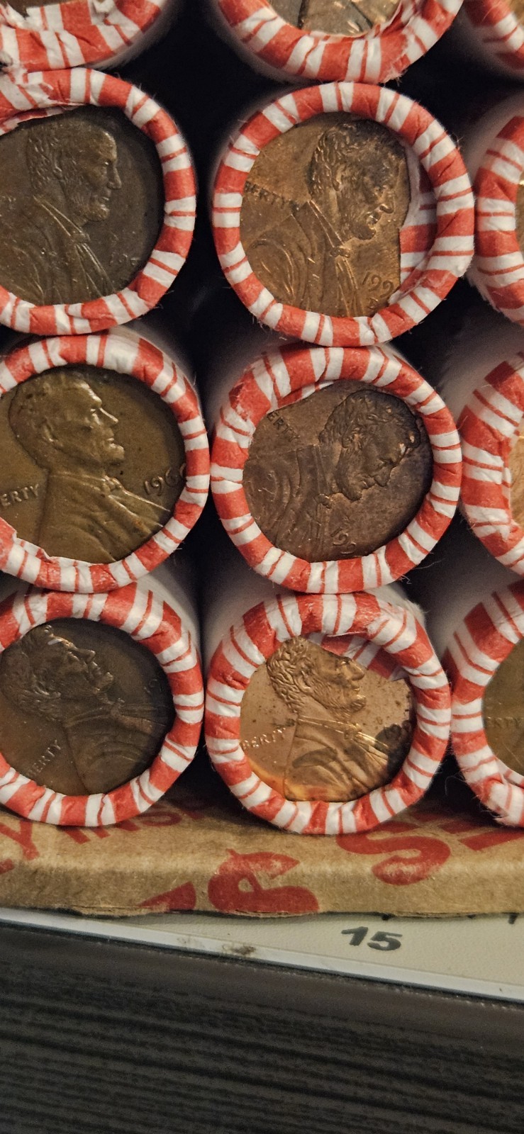 1 Roll of Lincoln Cents All Mixed Pennies 50-Cent Coin Rolls Various Dates