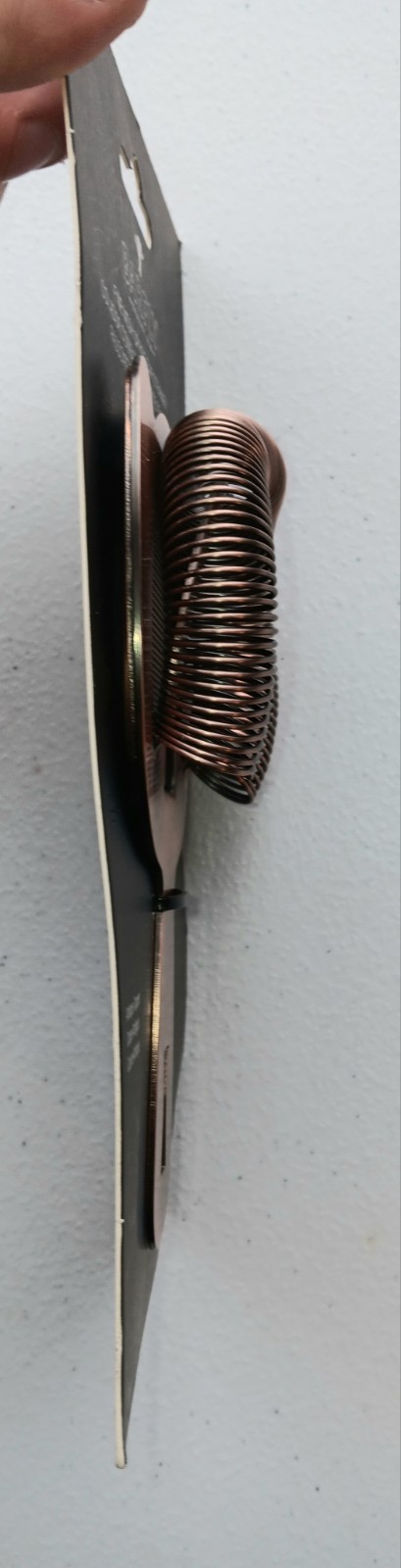 New Mercer Barfly Mixology Gear 6" Fine Mesh Spring Strainer Antique Copper Bar