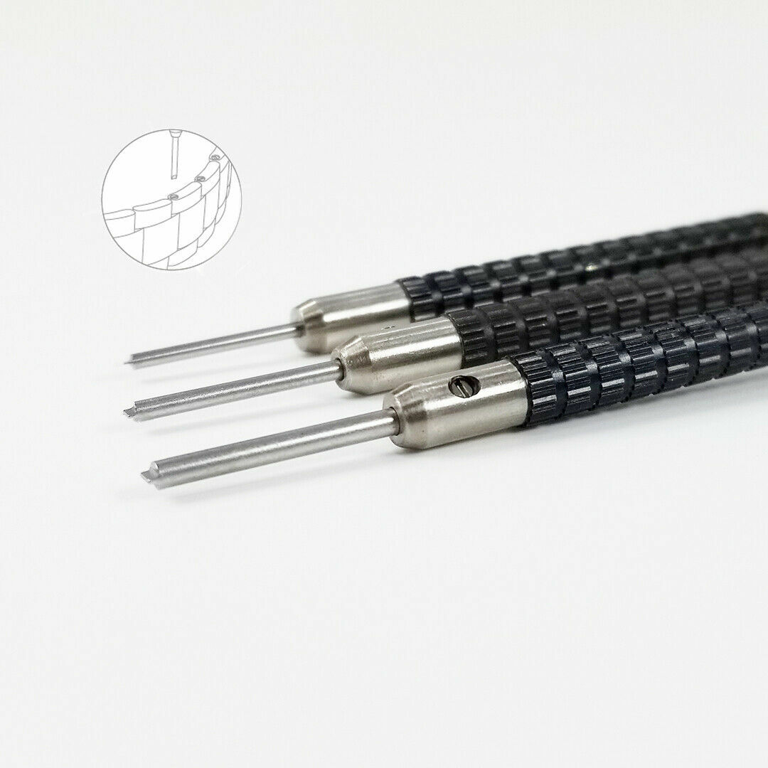 TIMELAB Watch Jewelry Bracelet T-SHAPED Blade 1 Screwdriver & 2 Blades 6 Sizes