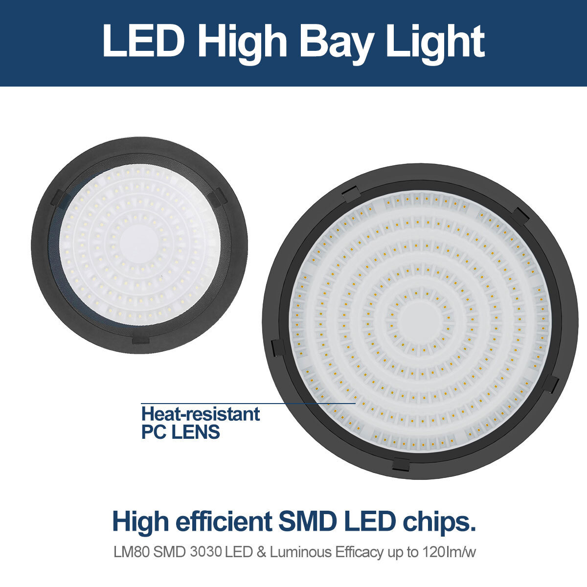 20Pcs 200W UFO Led High Bay Light Commercial Industrial Warehouse Gym Shop Light