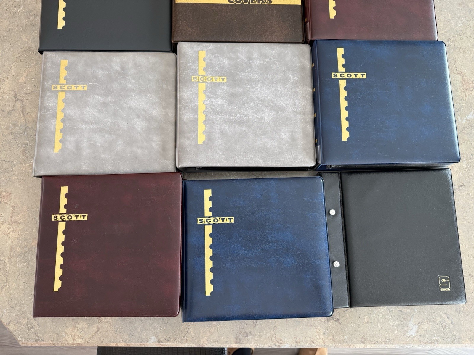 SuperSafe First Day Cover FDC albums with 900  Covers In 9 Albums 1951-2001