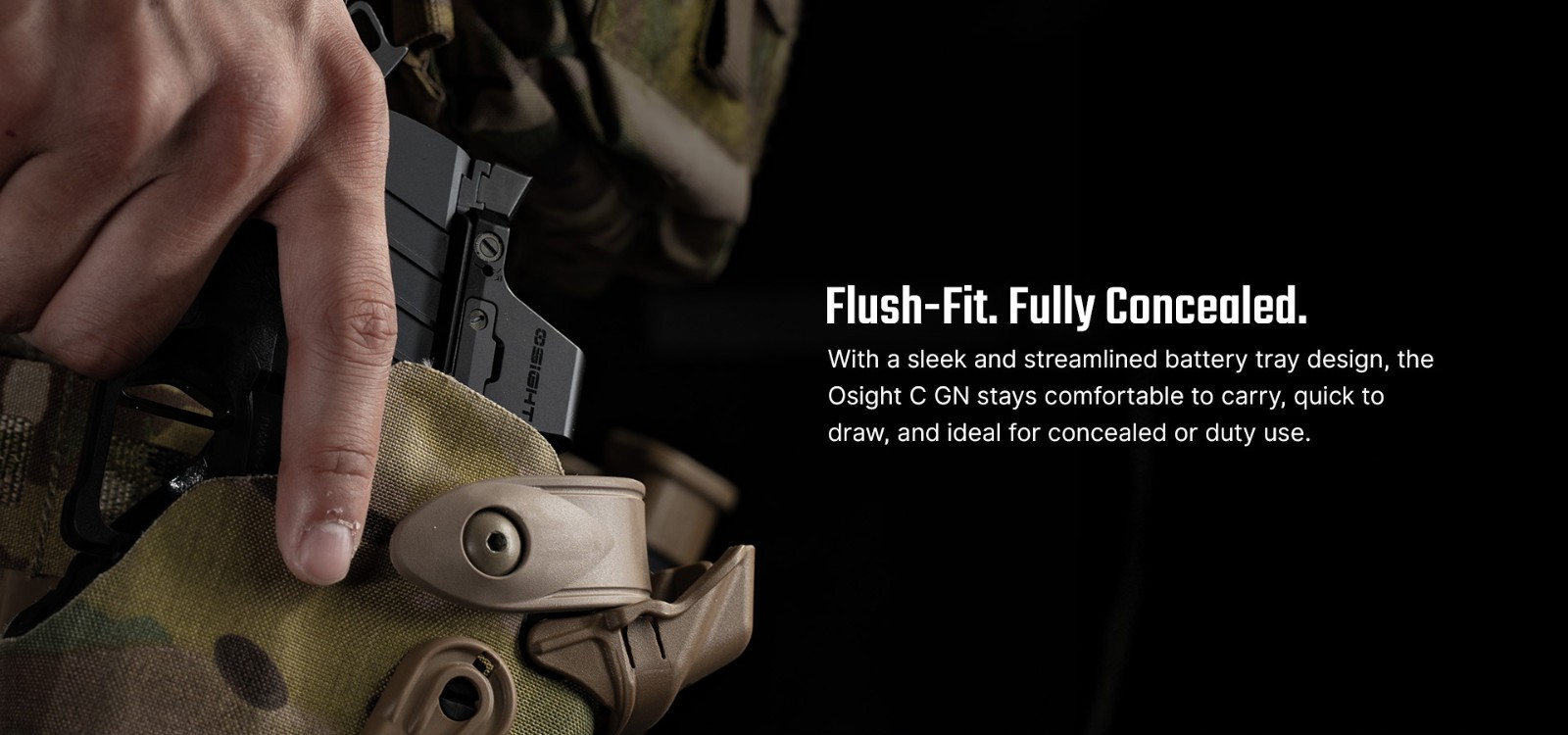 Osight C 3 MOA Dot Sight with 32 MOA Circle (Green)