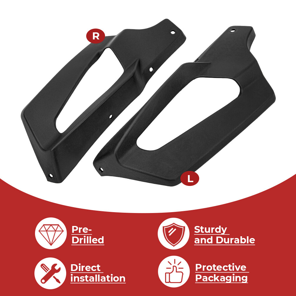 For Honda Rancher 350 400 Rear Splash Guard Kit Left & Right Mud Guard TRX350 40