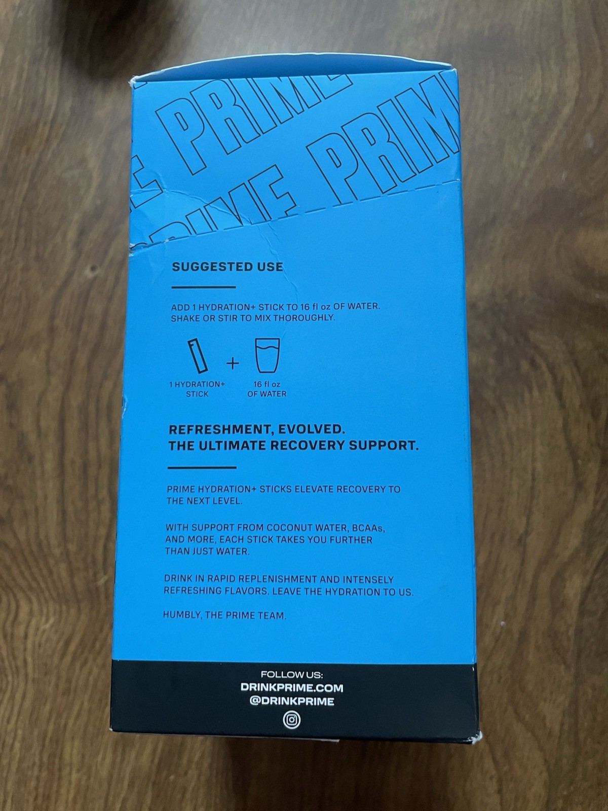 Prime Hydration Sticks Huge Lot Of 100 Blue Raspberry