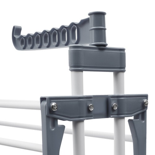 Folding 4 Tier Clothes Drying Rack Metal Laundry Garment Dryer Rack Stand Indoor