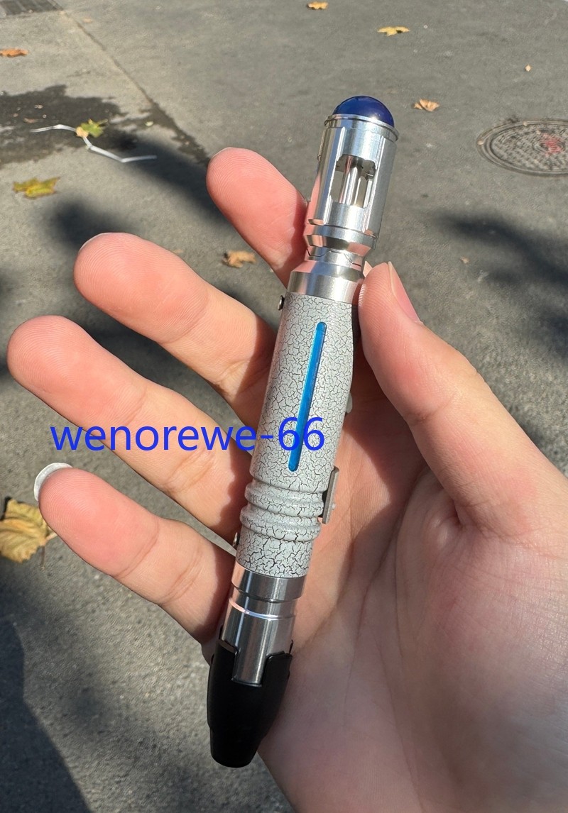 US Now!! NAWYA Doctor Who 10th Replica Metal LED Sonic Screwdriver Scalable Prop