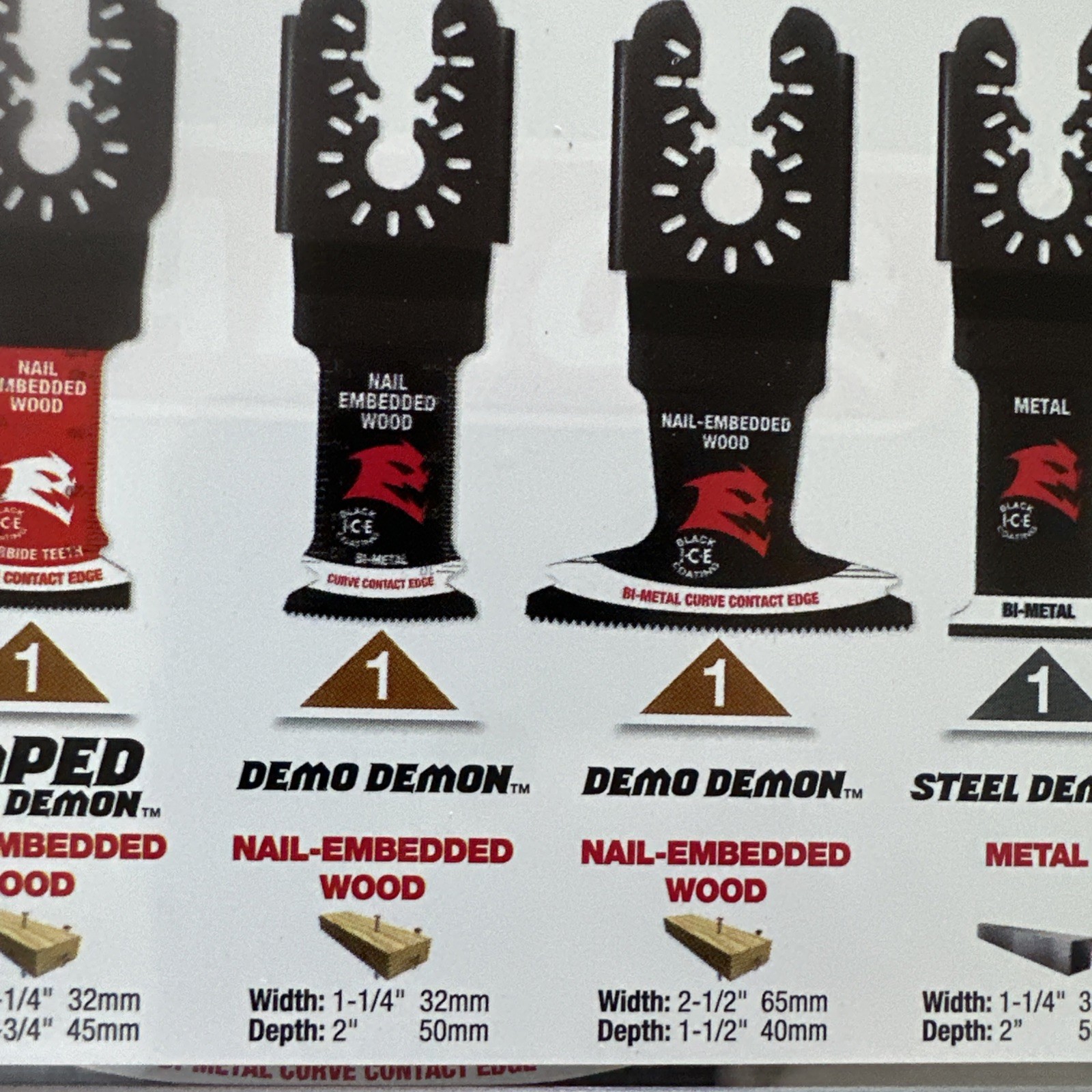 New Diablo Swiss Universal Fit Wood & Metal Oscillating Blade Set 5pc DOU5SPC