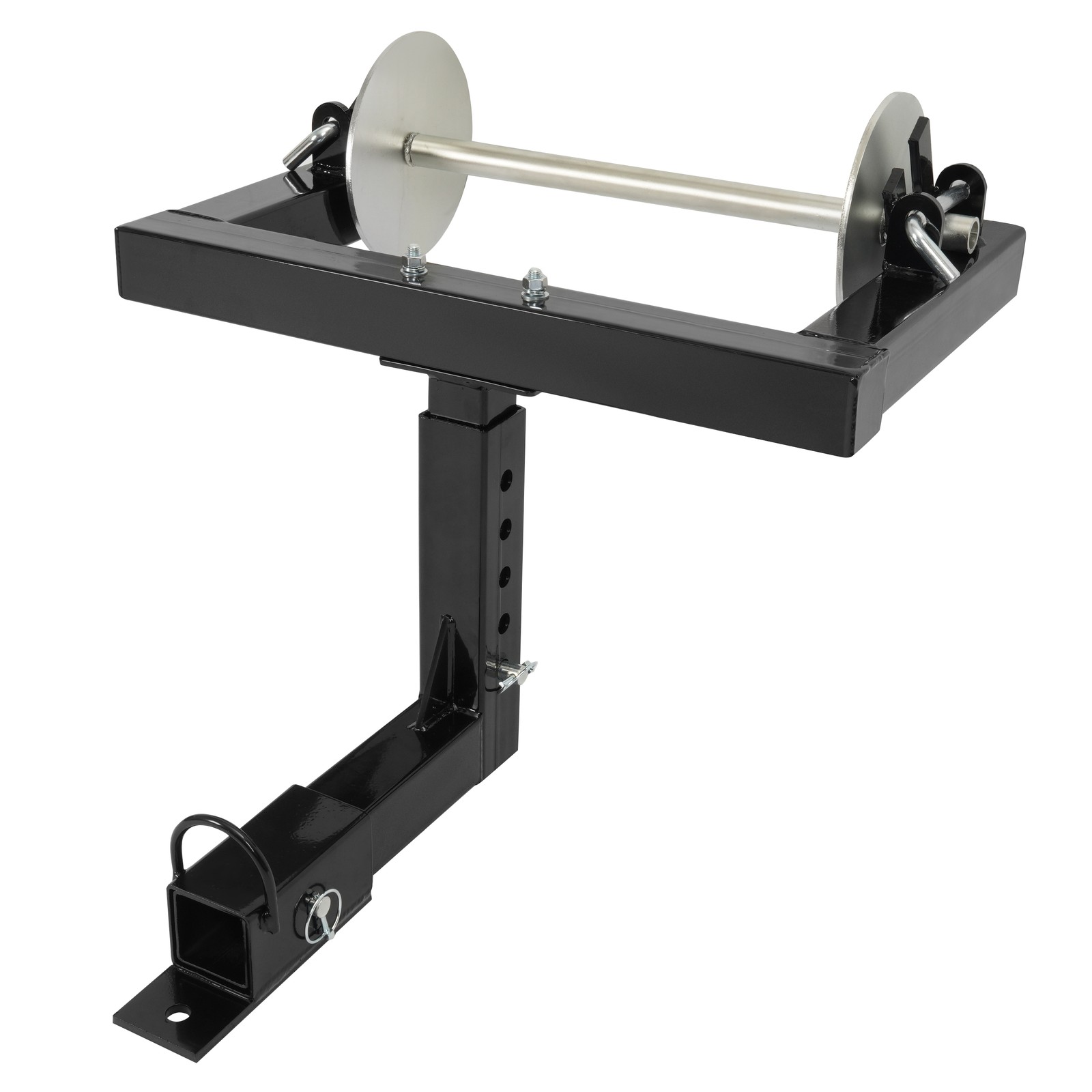 Barbed Wire Unroller Bolt-On ATV Adaptor with 2" Receiver Hitch For Fencing