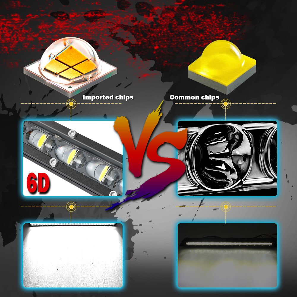 Roof 50" +7" LED Light Bar+3" Dual Color Pods Wire Kit For Can-Am Maverick X3