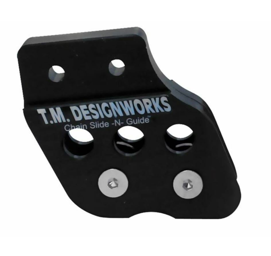 TM ATV Rear Chain Guide Dual Rollers BLACK Banshee Blaster Warrior Raptor