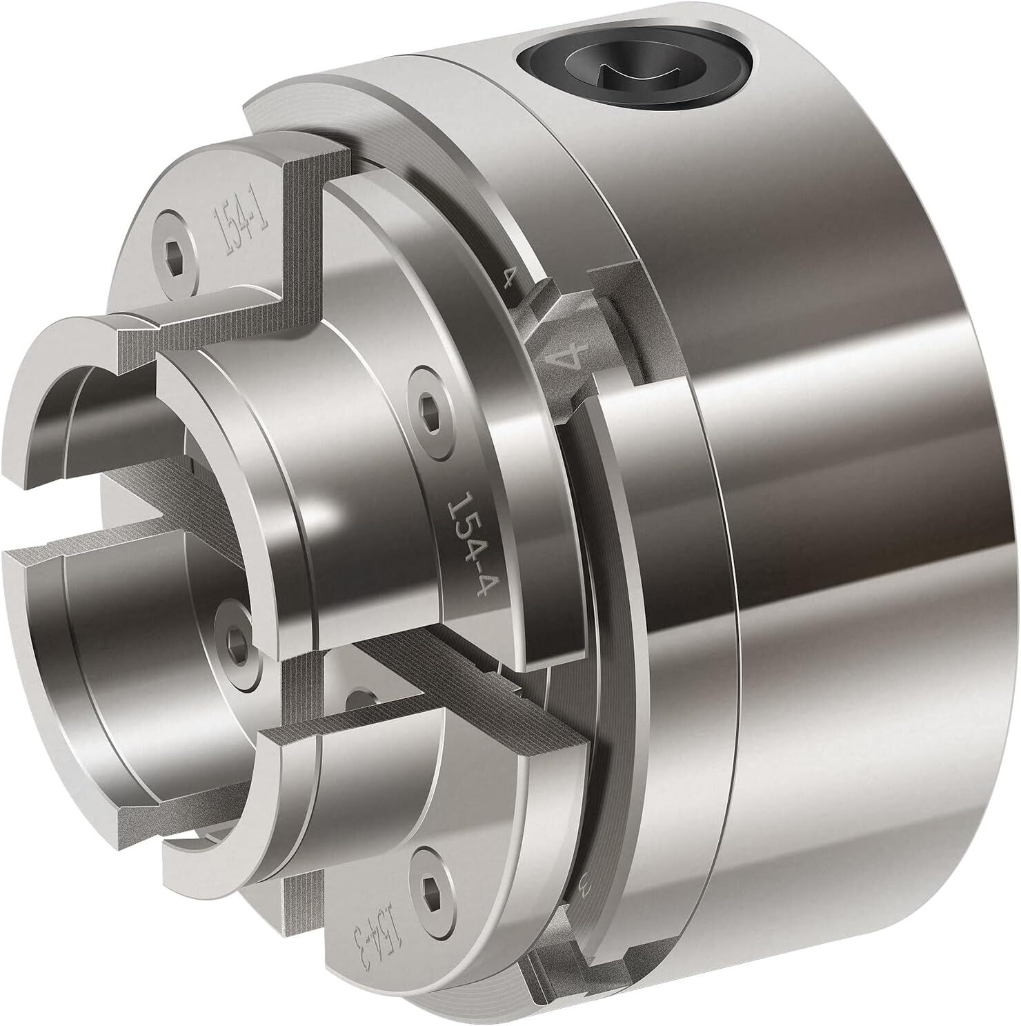 4-Inch Self-Centering Wood Lathe Chuck for Nova 4-Jaw Wood Turning Chuck Set