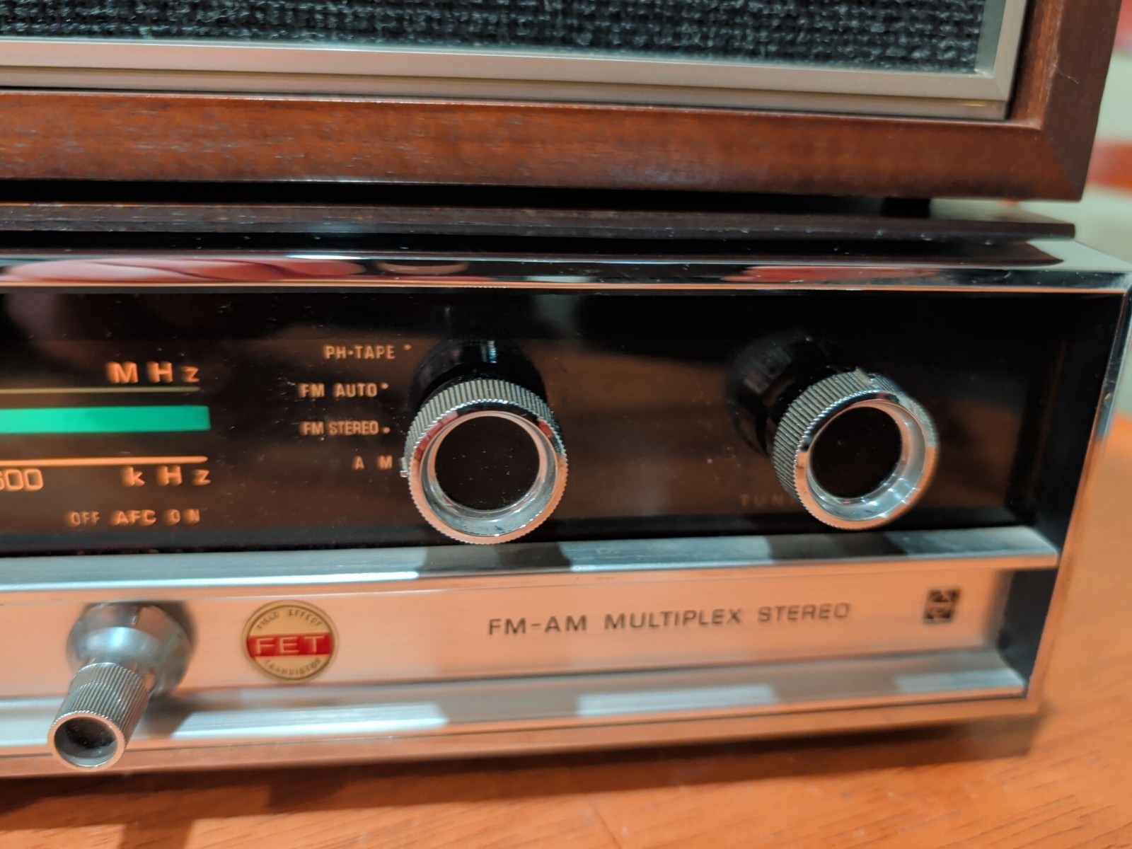 Near Mint Panasonic RE-7670 Stereo Receiver With Original Panasonic Speakers Set