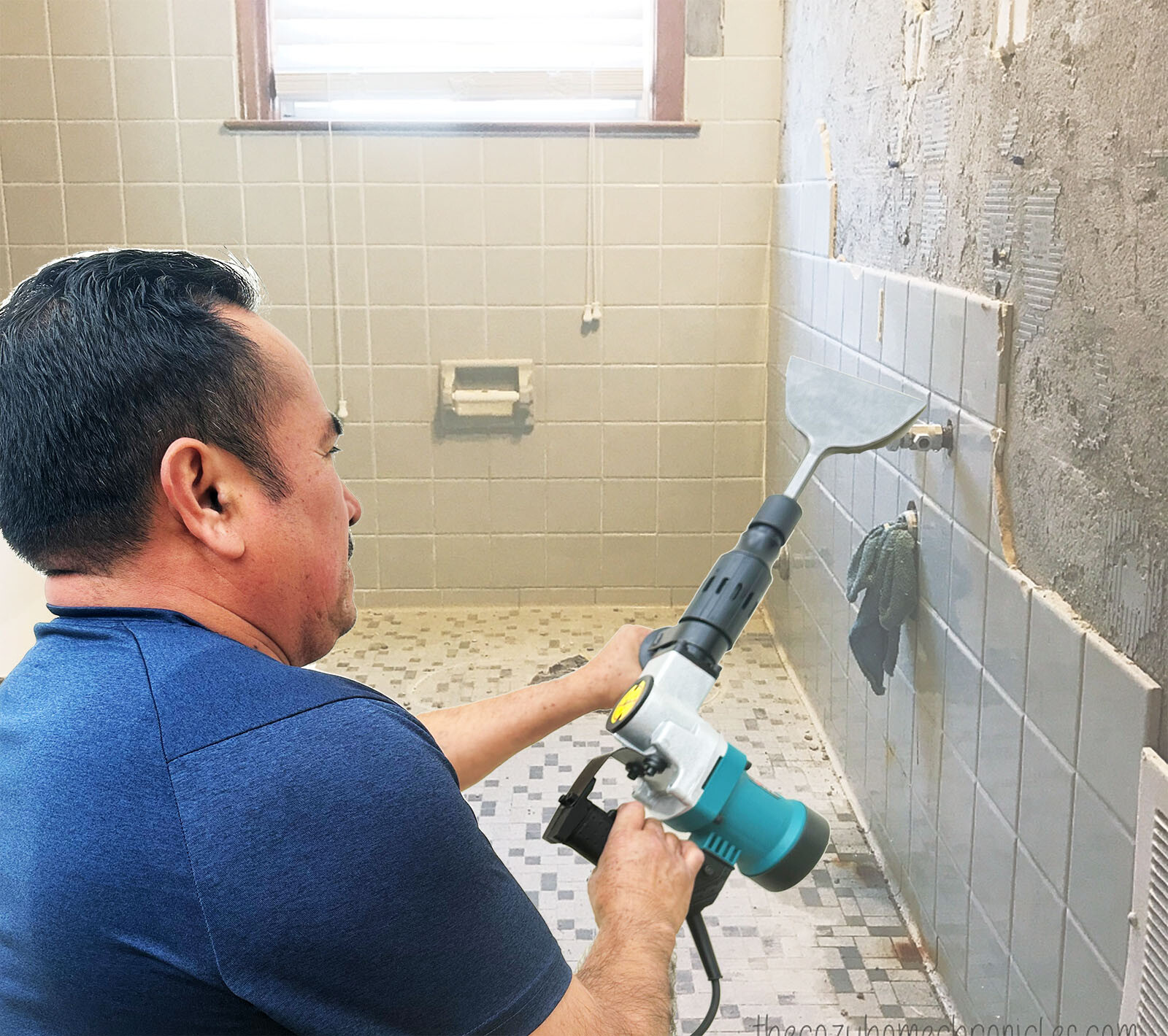 6" Wide Tile & Removing Tile Stone Hex Shovel Chisel For 17mm Demolition Hammer