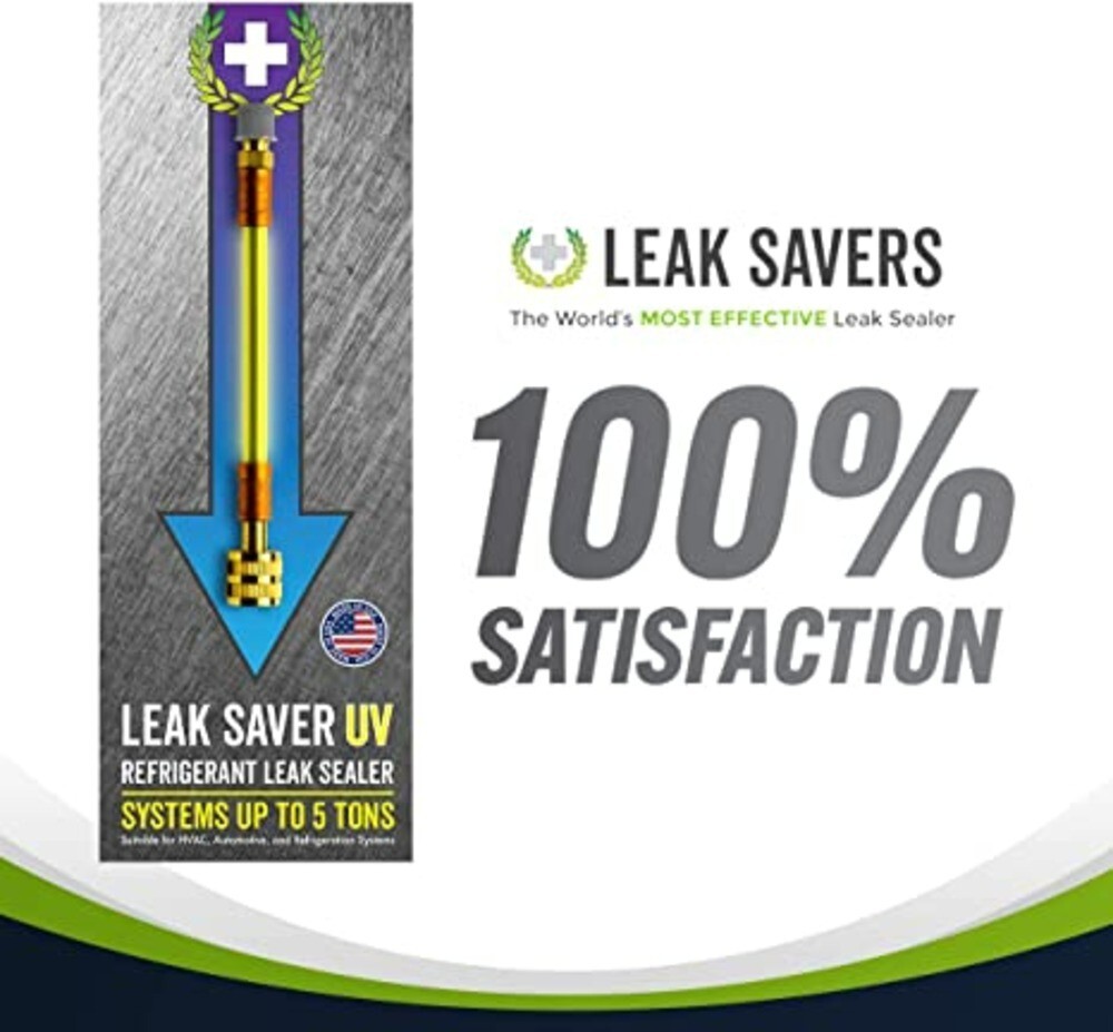 Leak Saver Direct Inject UV - 3 Pack - HVAC & Automotive Refrigerant Leak Sealer