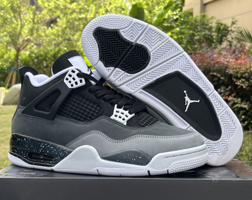 Jordan 4 "Fear" Mid Top Men's Retro Basketball Shoes Us Size 6-12