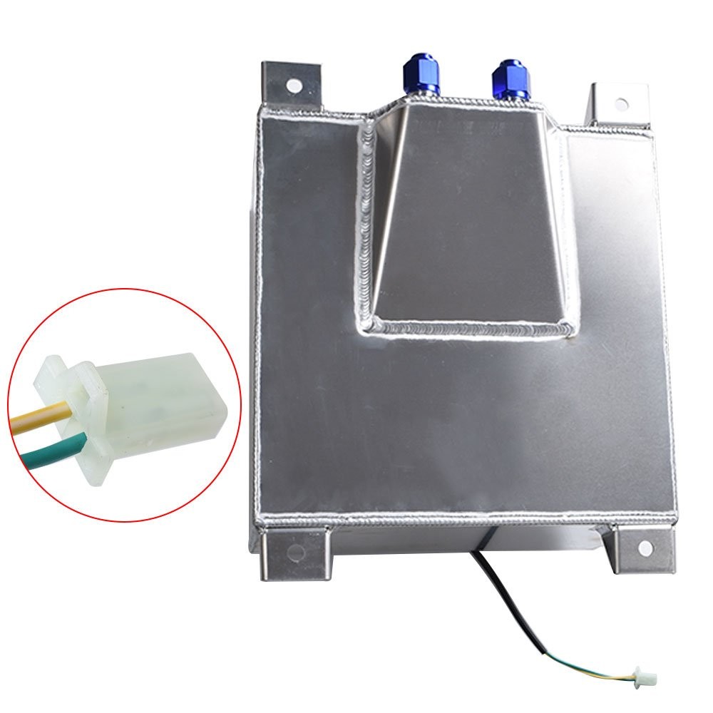 5 Gallon Aluminum Racing/street Fuel Cell Gas Tank+ Level Sender Drift/Polished