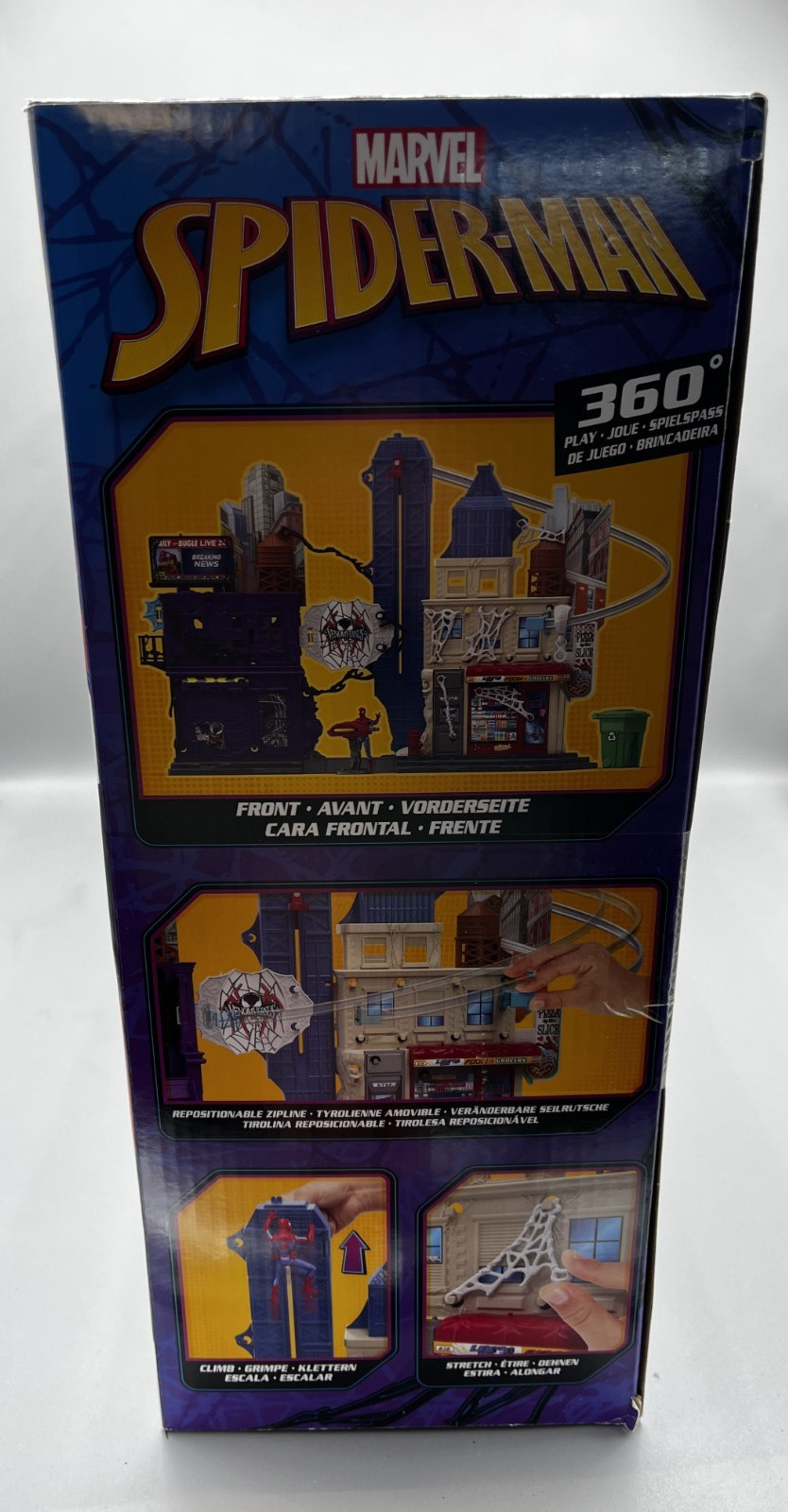 Marvel Spider-Man VenomVersus Web Slinging City Playset Brand NEW