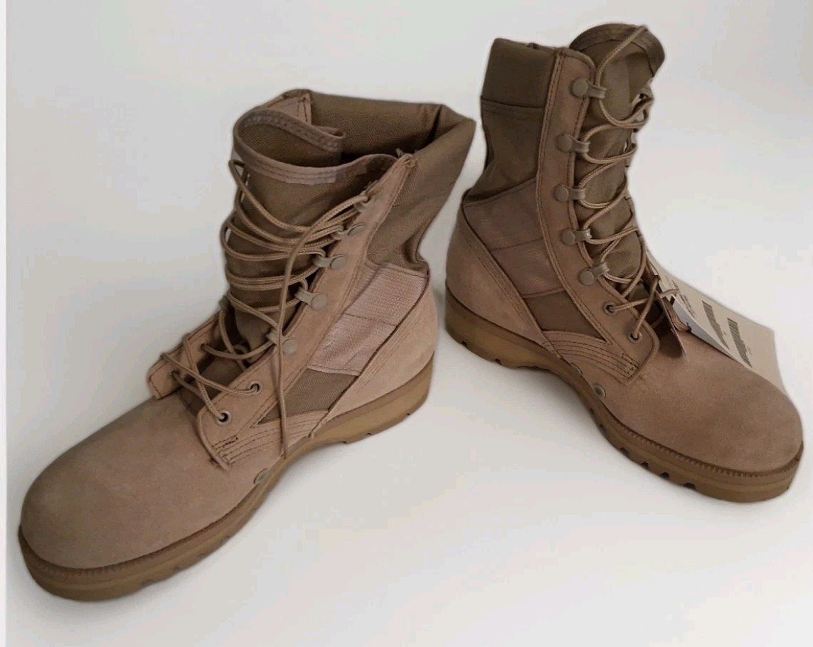 McRae Military Combat Boots Size 8R New in Box with DLA Socks