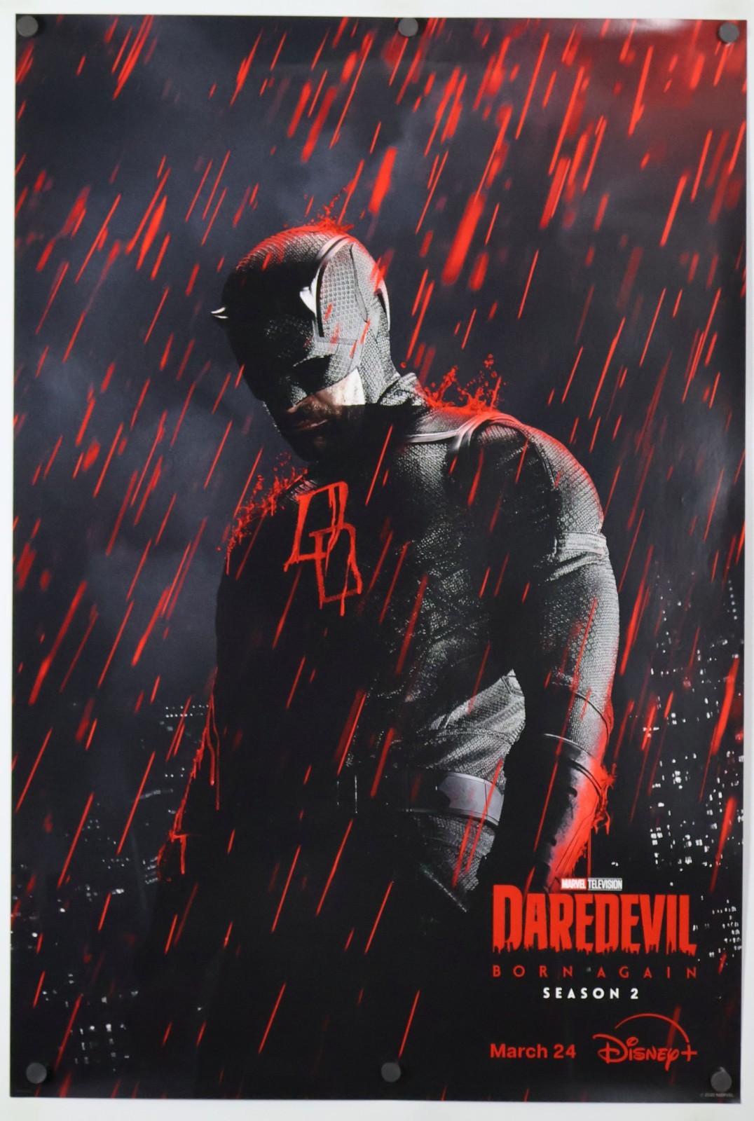 Daredevil Born Again original DS movie poster 27x40 US Season 2 Advance