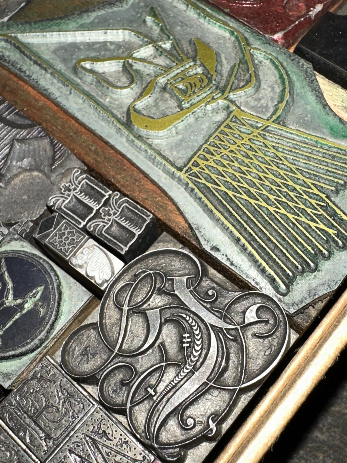 Printing Blocks Ornamentals Borders Dingbats. Wonderful Variety!! #C Beautiful!