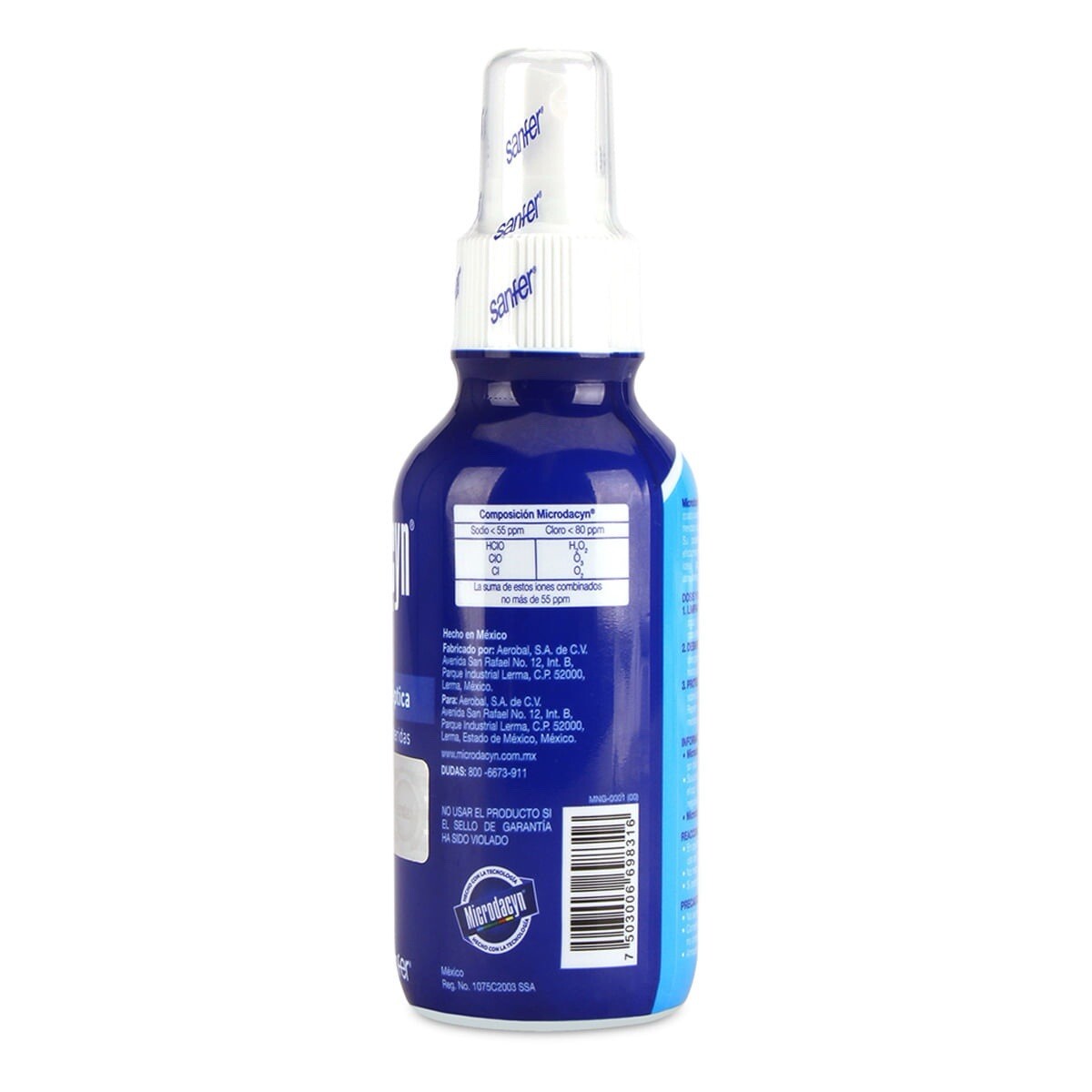 Microdacyn 120ml Solucion Antiseptica Wound Care