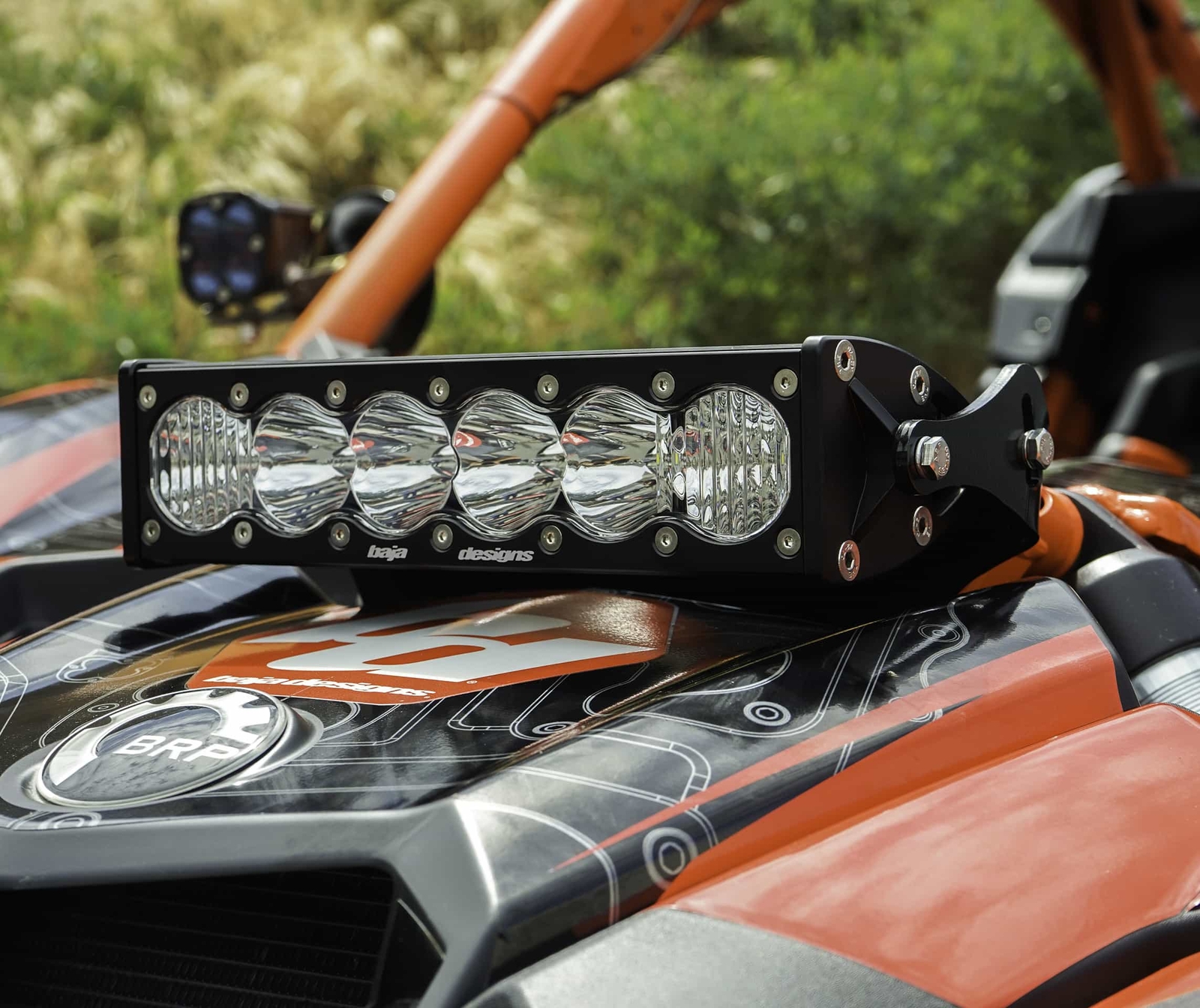 Baja Designs™ OnX6+ 10" LED Shock Mount Kit w/Amber Lens for Can-Am Maverick X3