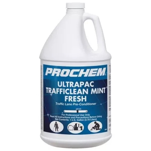 Prochem Ultrapac Mint Traffic Lane Cleaner Carpet Cleaning Prespray  1 GALLON