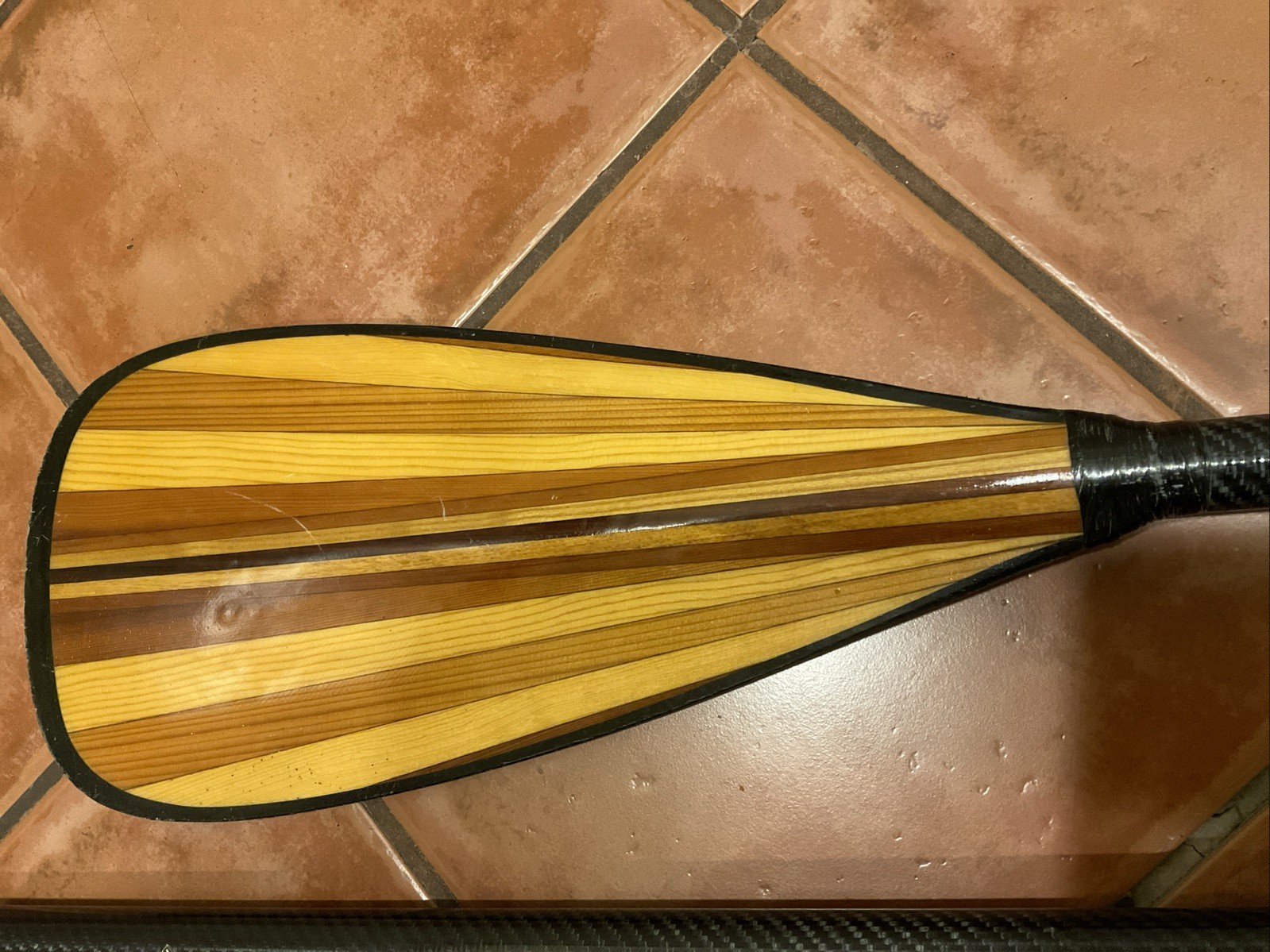 Sawyer Mana Rip Quick Draw Adjustable Wood & Carbon Fiber RIP 100 SUP Paddle