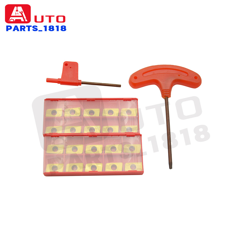 6.3" 90 Degree Indexable Face Shell Mill Cutter, R8 Arbor with APMT1604 Insert