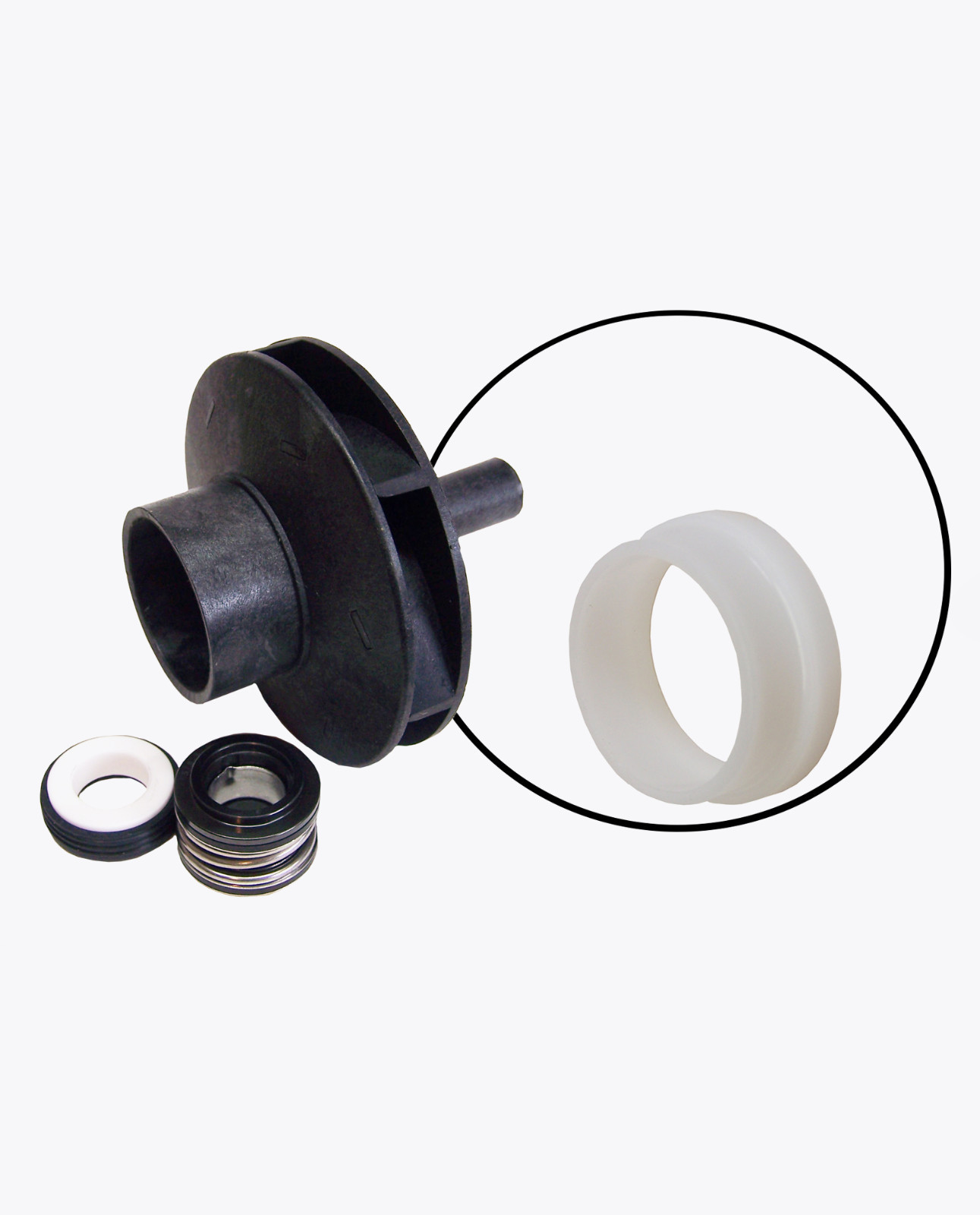 Aqua-Flo Pumps, Rebuild Kit for XP & XP2 Series, Wet End: 1HP thru 4HP