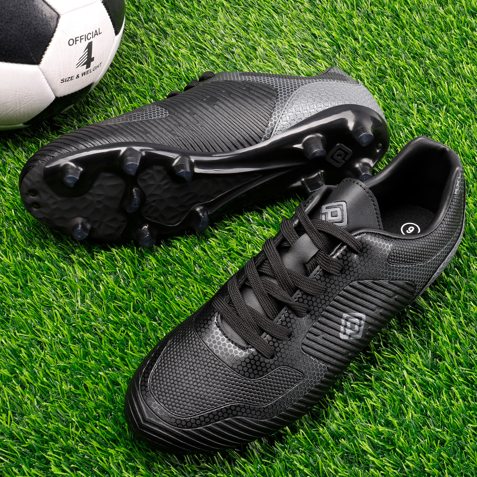 Mens Soccer Shoes Firm Ground Soccer Cleats Football Shoes