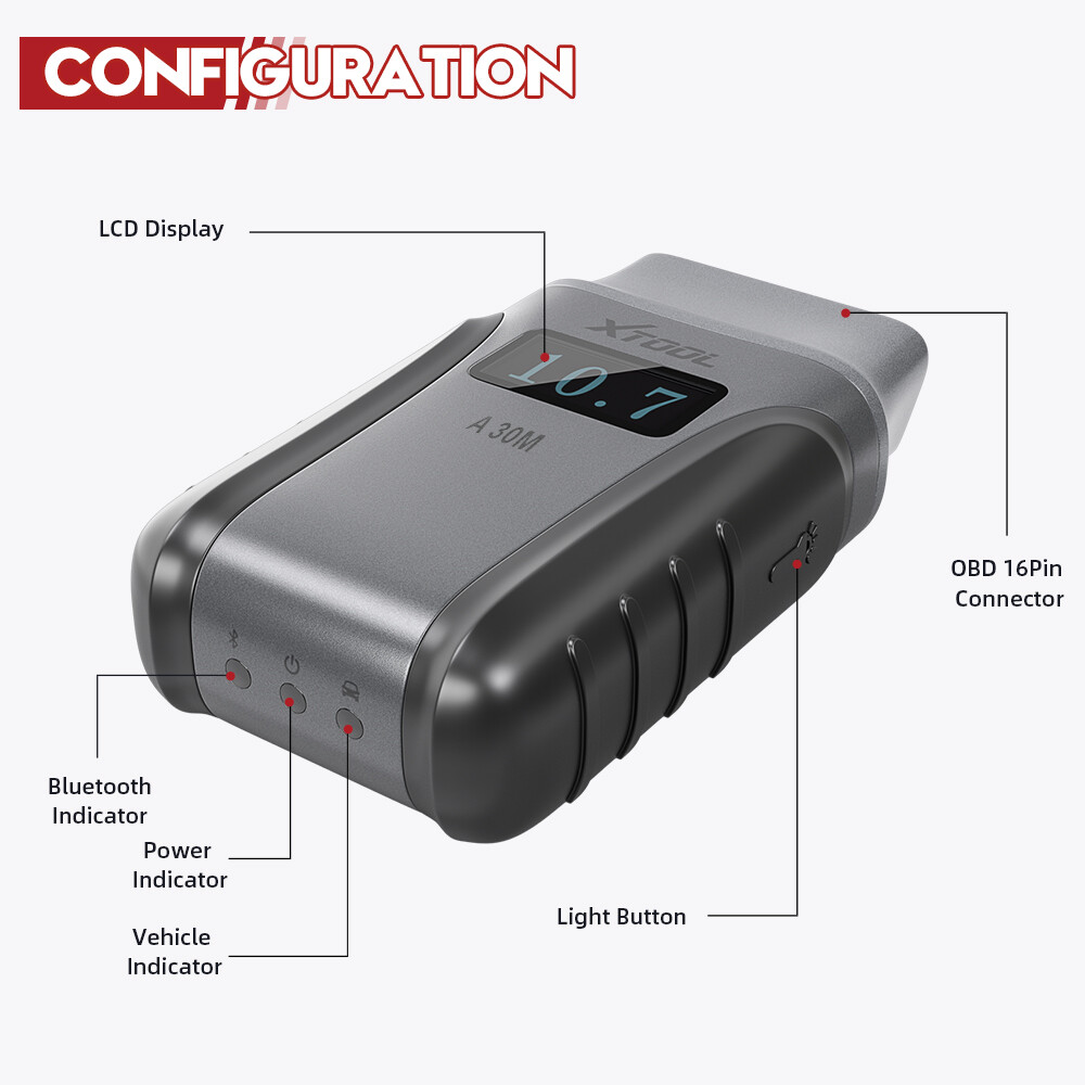 XTOOL Anyscan A30M Wireless OBD2 Diagnostic Scanner Bi-Directional Code Reader