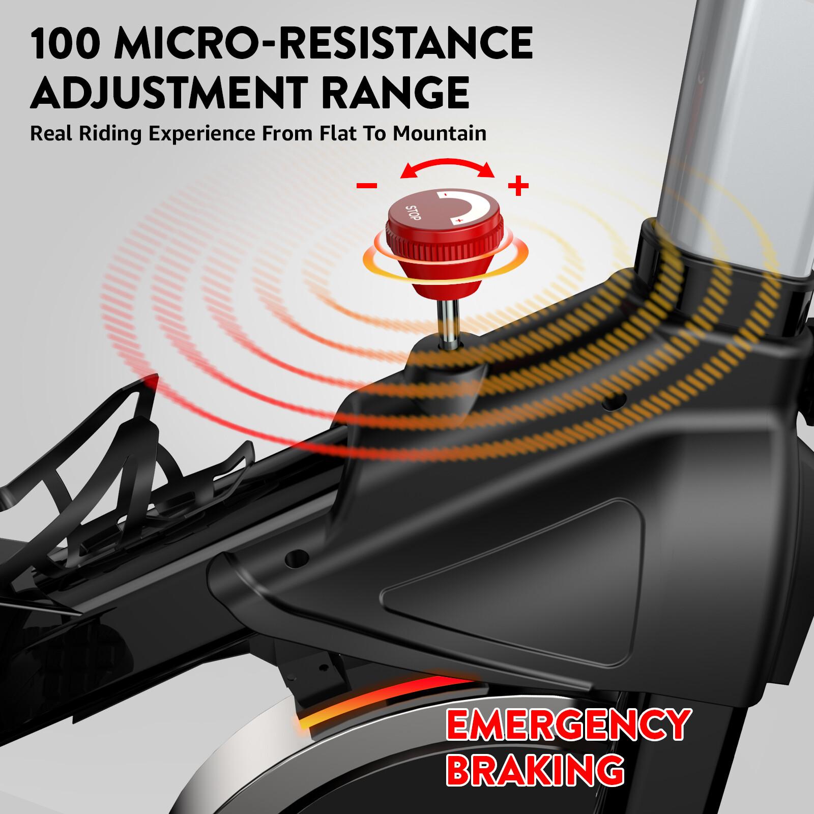 Home Exercise Bike Fitness Indoor Cycling Stationary Bicycle Cardio Workout Bike