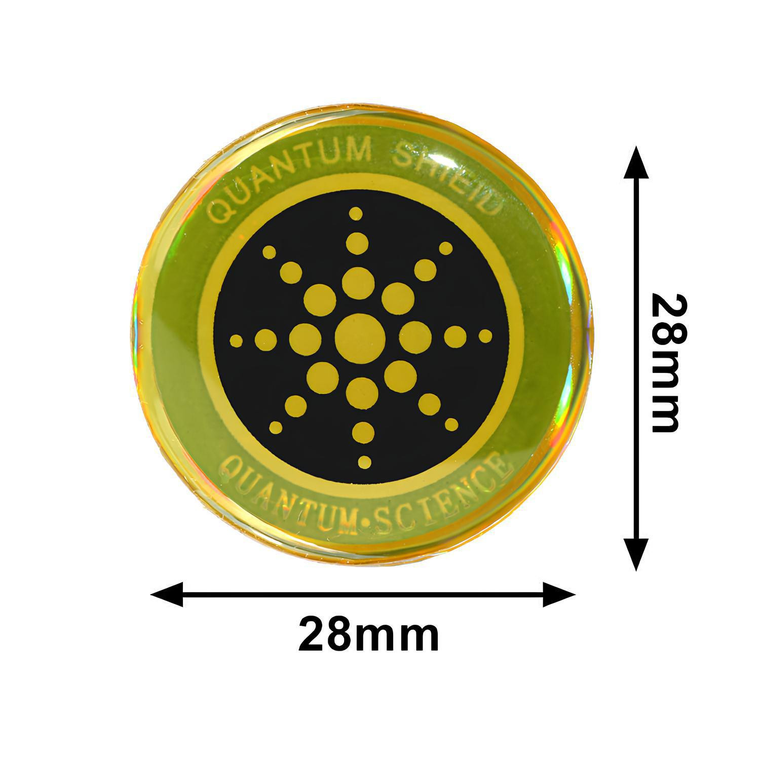 Quantum Anti Radiation Shield 5G EMF Protection - Phones Laptops - 12 Stickers