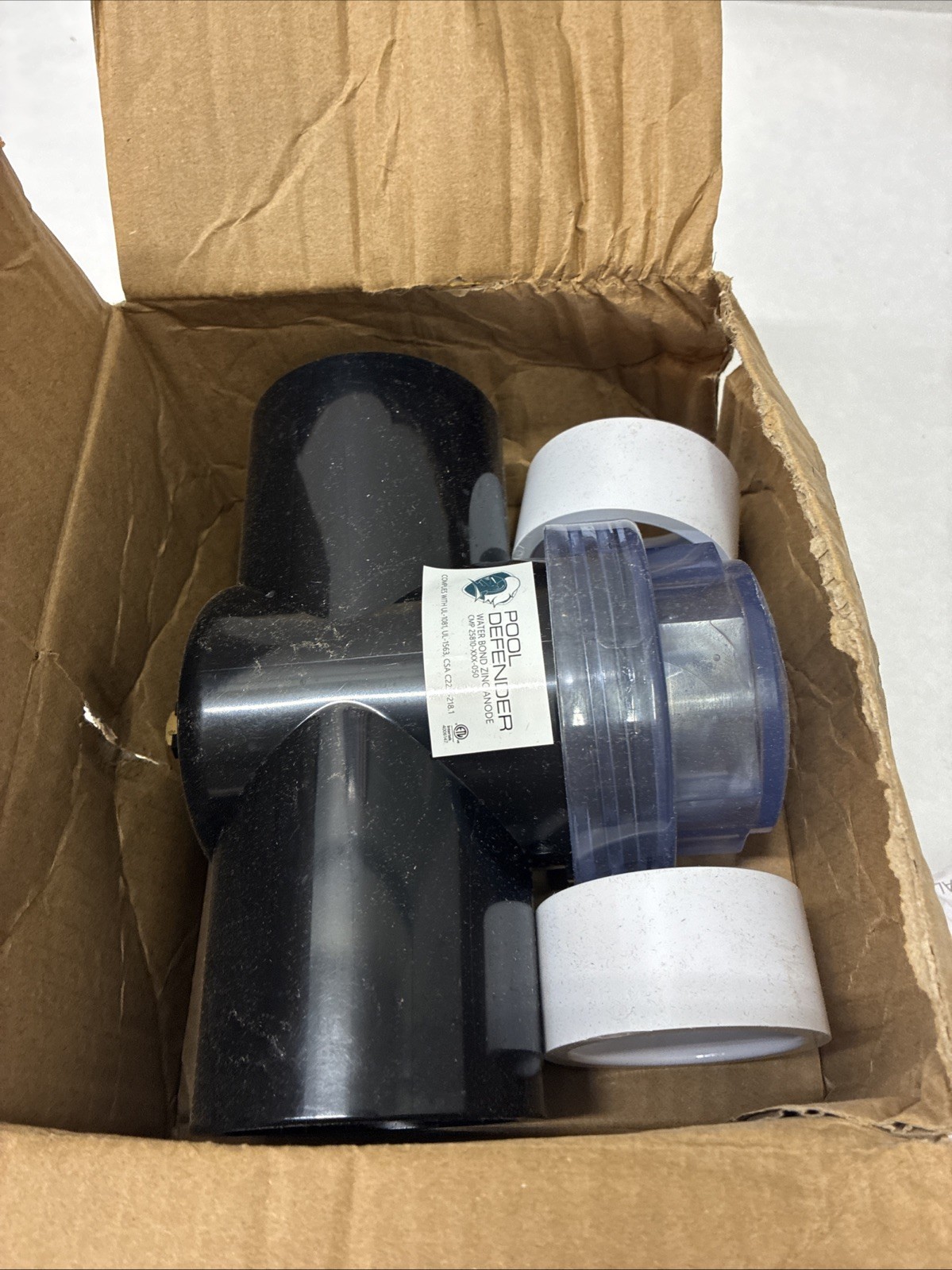 25810-350-050 2 x 2.5 in. Zinc Anode & Water Bond Compact Design