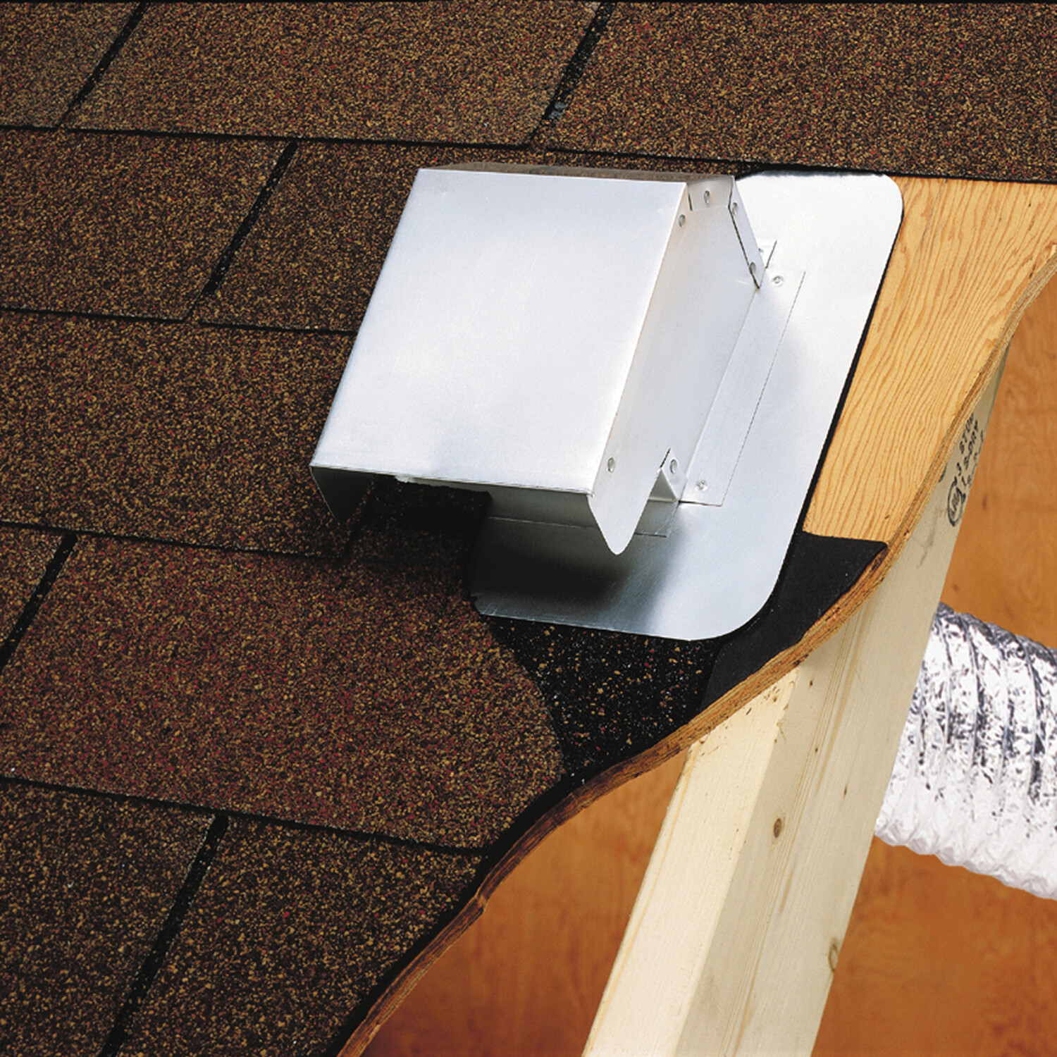 DEFLECTO FM0450 Aluminum Flex Duct, 50ft