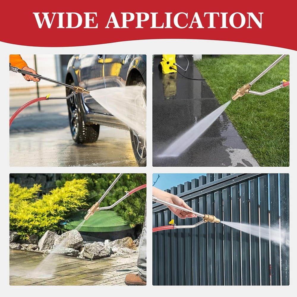 Pressure Washer Sandblasting Kit 5000 PSI Wet Abrasive Sandblaster Attachment wi