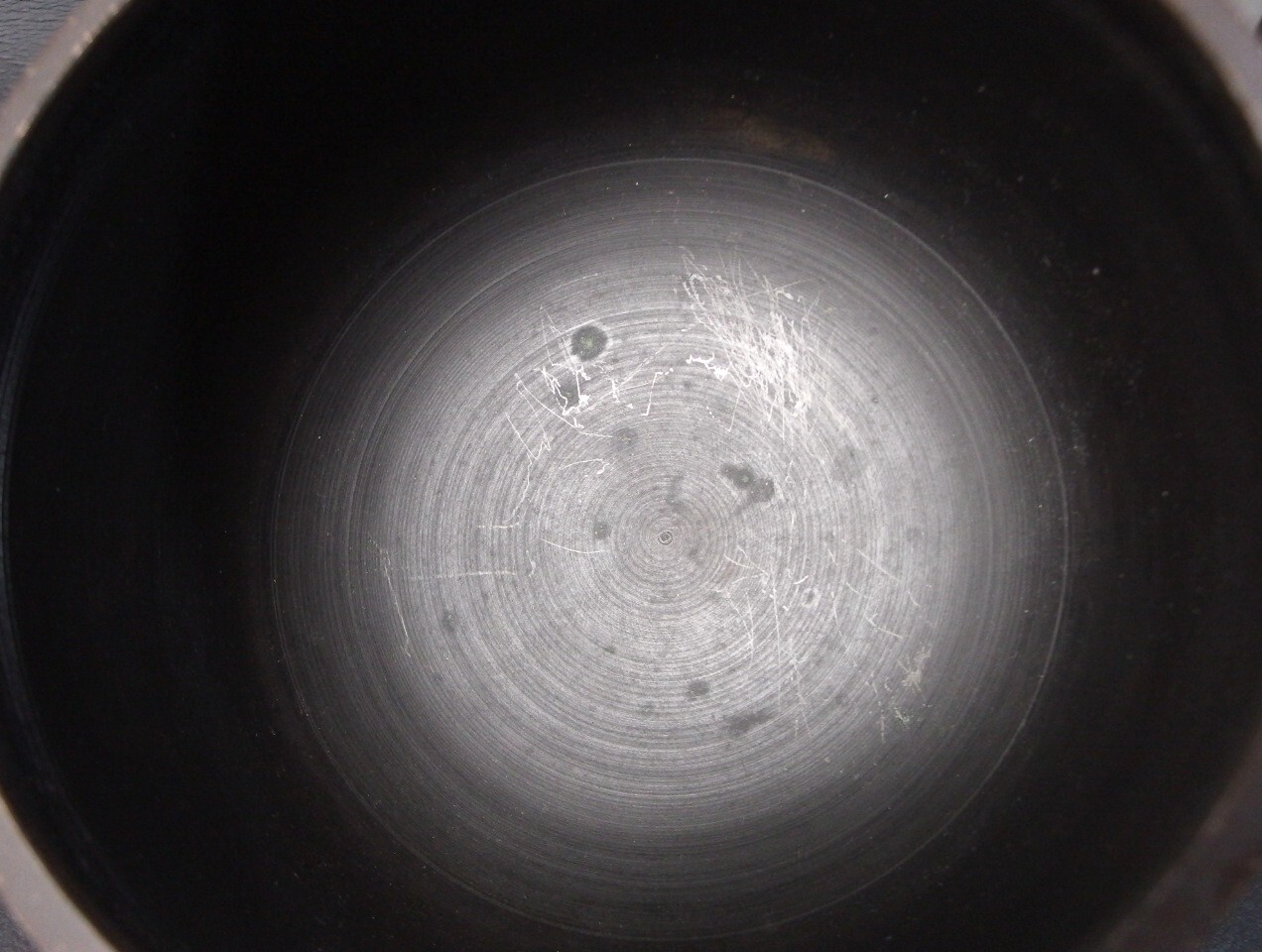 or2575 JAPANESE BUDDHIST SINGING BOWL ORIN GONG 18.1 cm / 7.1 inch Width Used