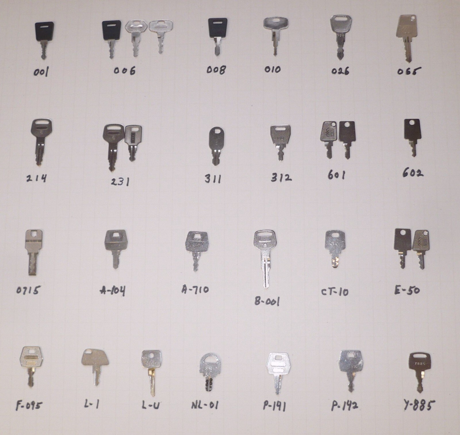 SLOT MACHINE RESET KEYS FOR JAPANESE PACHISLO MACHINES - READ DESCRIPTION