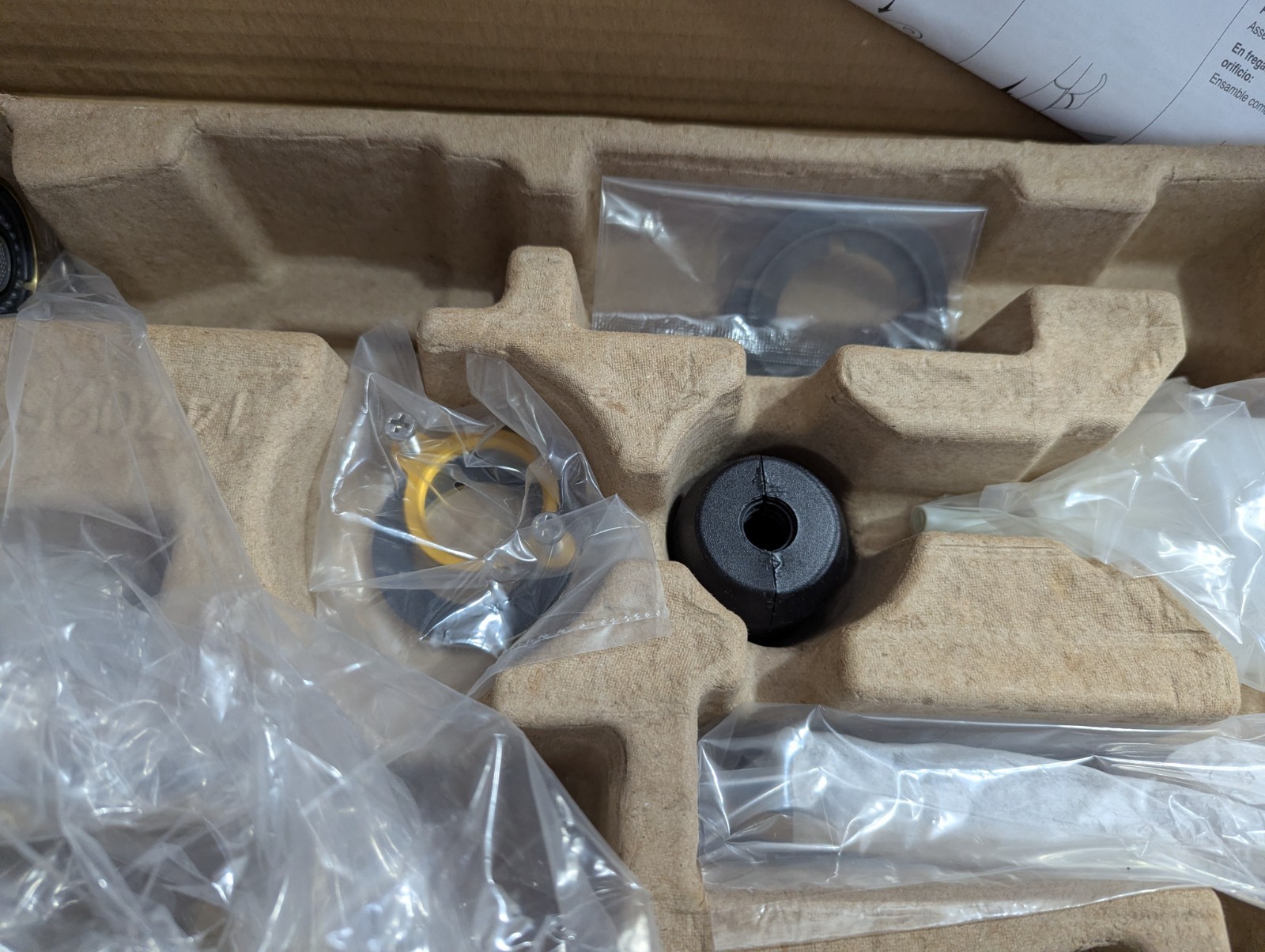 KOHLER Sundae Pull Down Sprayer Kitchen Faucet in Vibrant Brushed Moderne Brass